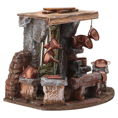 Ambientazione per presepe 8-10 ramaio 15x20x15 cm 3