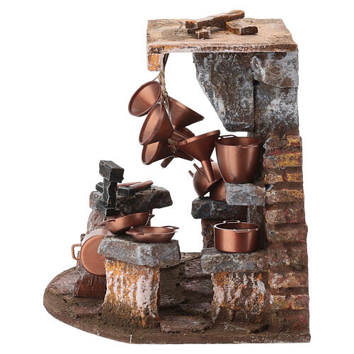 Ambientazione per presepe 8-10 ramaio 15x20x15 cm 5