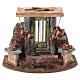 Scena ramaio 20x25x20 cm per presepe 10 cm s1