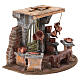 Scena ramaio 20x25x20 cm per presepe 10 cm s3