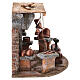Scena ramaio 20x25x20 cm per presepe 10 cm s4
