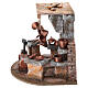 Scena ramaio 20x25x20 cm per presepe 10 cm s5