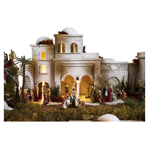 Osterkrippe – Komplettset, 8 Module, für 9 cm Figuren-Serie, 70 × 240 × 80 cm 15