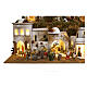 Presepe Pasquale completo 8 moduli per statue 9 cm 70x240x80 cm s16