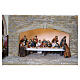 Complete modular Easter nativity 6 modules, 350x150x55 cm lighted with 8–10 cm figurines s2