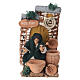 Réparateur d'assiettes 10 cm animation crèche 16x9x14 cm s1