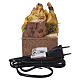 King Balthazar in motion with myrrh for 10 cm Nativity Scene, 15x9x14 cm s4