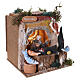 Animated fisherman, 15x15x15 cm, for 12 cm Nativity Scene s3