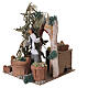Olive seller, animated figurine for 12 cm Nativity Scene, 15x20x15 cm s3