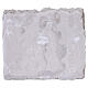 Tetto in gesso grigio 10x10 cm per presepe da 8 cm s4