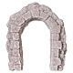 Arco efeito pedra em gesso 15x15 cm para presépio de 8 cm s1