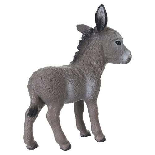 PVC donkey, 8x8 cm, for 10 cm Nativity Scenes 4