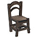 Silla de madera 5x3x3 cm belén 10-12 cm s1