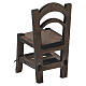 Silla de madera 5x3x3 cm belén 10-12 cm s2
