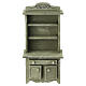 Credenza in legno verde 13x6x4 cm presepe 10 cm s1