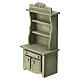 Credenza in legno verde 13x6x4 cm presepe 10 cm s2