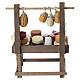 Étal charcuterie et fromage 10x6x4 cm crèche 12 cm s4