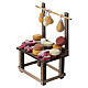 Banco salumi e formaggi 10x6x4 cm presepe 12 cm s2