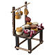 Banco salumi e formaggi 10x6x4 cm presepe 12 cm s3