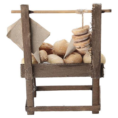 Banco del pane 10x6x4 cm presepe 12 cm 4