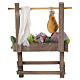 Étal de viande 10x7x4 cm pour crèche 12 cm s4
