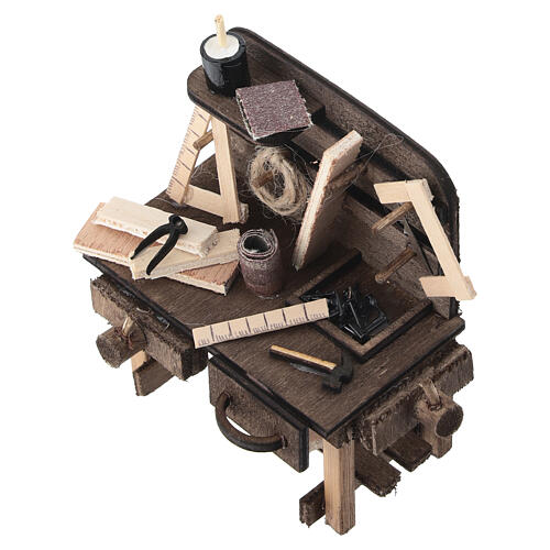 Banco falegname 10x8x5 cm presepe 12 cm 2