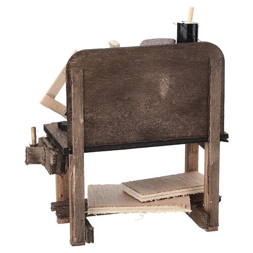 Banco falegname 10x8x5 cm presepe 12 cm 4