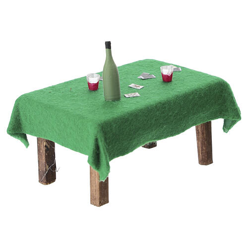Mesa jugadores de cartas 8x7x4 cm belén 8 cm 4