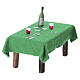 Table joueurs de cartes 8x7x4 cm pour crèche 8 cm s3