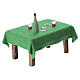 Table joueurs de cartes 8x7x4 cm pour crèche 8 cm s4