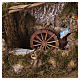 Nativity stable with mill, light and movement 45x60x35 cm for 14-16 cm figures s6