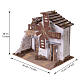 Mulino a vento con motoriduttore 20x20x15 cm per presepe da 4 cm s2