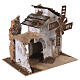 Mulino a vento con motoriduttore 20x20x15 cm per presepe da 4 cm s3