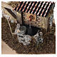Fontanário com bomba de água funcional para presépio de 12 cm, 14x20x14 cm s2