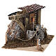 Fontanário com bomba de água funcional para presépio de 12 cm, 14x20x14 cm s4