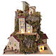360-degree Nativity village with lights, 25x25x20 cm, for 6 cm characters s4
