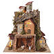Village crèche 360 avec lumières 25x25x20 cm pour crèche de 6 cm s1