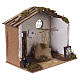 Auberge rustique en boutique 20x20x15 cm pour crèche 8 cm s3