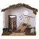 Osteria rustica in bottega 20x20x15 cm per presepe da 8 cm. s1