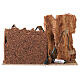 Podświetlana stajenka – rustykalne miasteczko, 45×60×35 cm, do szopeki 16 cm s6