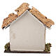 Hut with ladder, 16x15x10 cm, for 8 cm Nativity Scene s4
