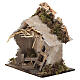 Cabana com escada 16x15x10 cm para presépio de 8 cm s2