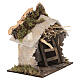 Cabana com escada 16x15x10 cm para presépio de 8 cm s3