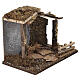 Rustykalna stajenka bożonarodzeniowa - drewno, mech i korek, 25×35×20 cm, do figurek 10–12 cm s3
