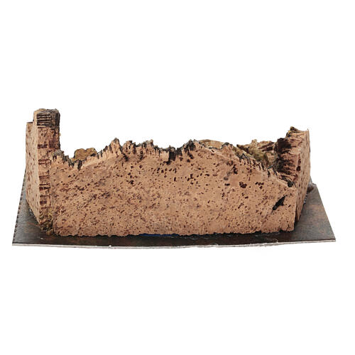 Dekoracja - staw z kaczkami i górami, 5x15x10 cm, do szopek 4-6 cm 4