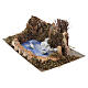 Pond in cork and moss with ducks for nativity scene 4-6 cm, 10x20x10 cm s2