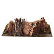 Pond in cork and moss with ducks for nativity scene 4-6 cm, 10x20x10 cm s4