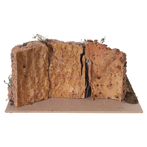 Strada con pecore 10x20x15 cm per presepe da 6 cm 4