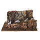 Strada con pecore 10x20x15 cm per presepe da 6 cm s1