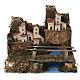 Hamlet for 6 cm Nativity Scene with bridge and river, 25x20x20 cm s1